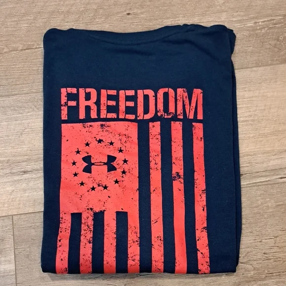 Under Armour Navy Long Sleeve with Logo - Picture 3 of 3